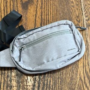 Travelon Light Gray Belt Bag NWOT